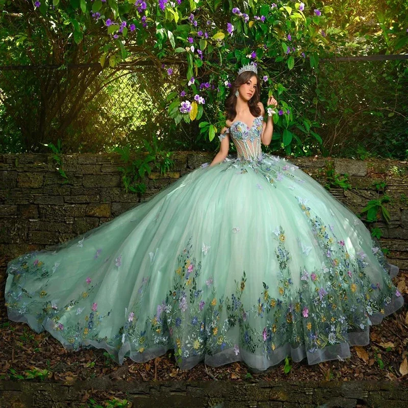 2024-light-green-quinceanera-dress-ball-gown-3d-butterfly-applique-beading-tull-corset-sweet-16-vestido-de-15-anos