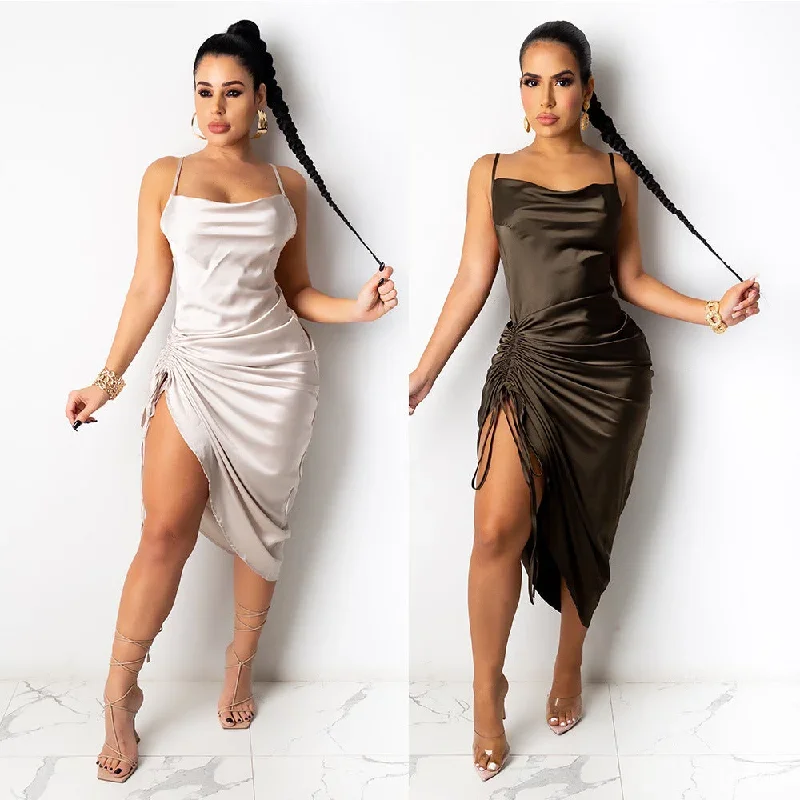 Bandage Sling Dress Nightclub Clothes