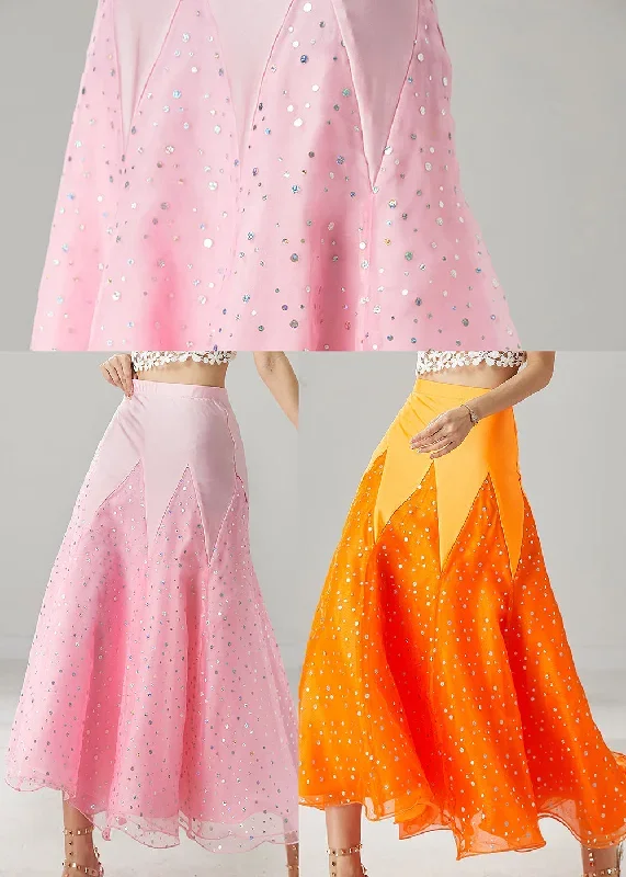 beautiful-pink-zircon-patchwork-tulle-dance-skirt-spring