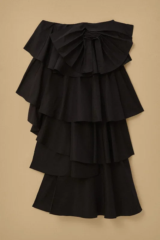 black-tiered-bow-detail-maxi-skirt