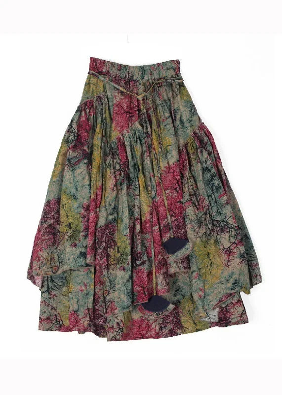 bohemian-print-wrinkled-asymmetrical-patchwork-cotton-skirts-fall