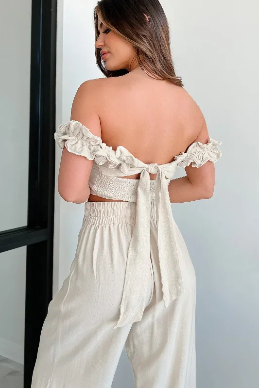 chic-exit-ruffled-tie-back-crop-top-oatmeal