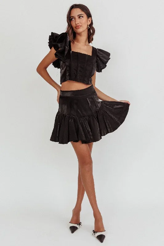 debutante-drop-yoke-ruffle-skirt-black