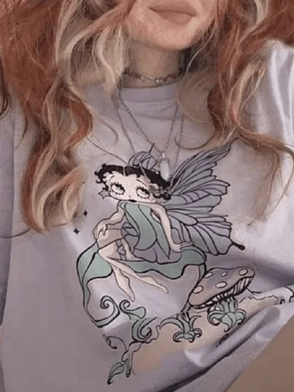 fairy-cartoon-print-tee