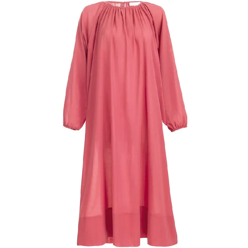 FLOWING TUNIC DRESS "OCEAN" IN SOFT PINK