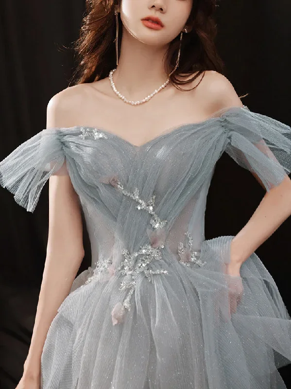 gray-blue-sweetheart-neck-tulle-long-prom-dress-gray-evening-dress