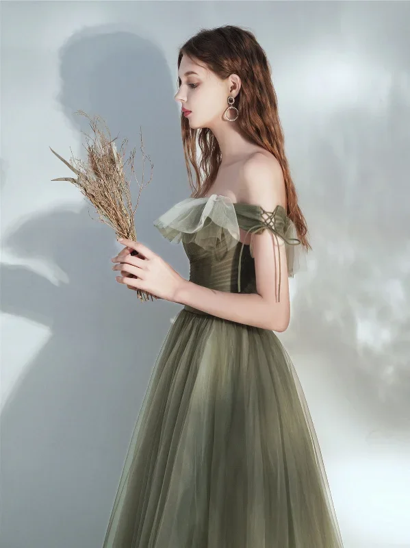 green-aline-tulle-long-prom-dress-green-tulle-formal-dress