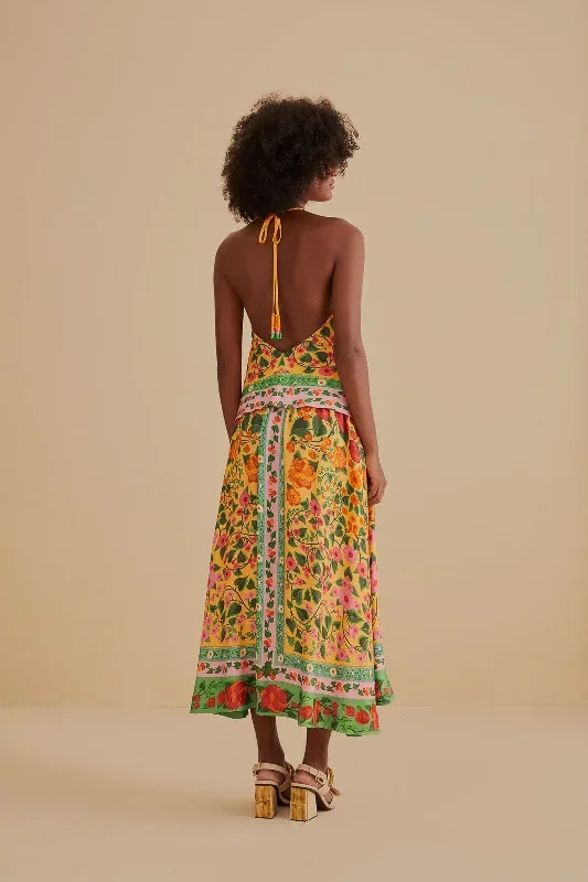 heart-ivy-scarf-light-yellow-midi-skirt