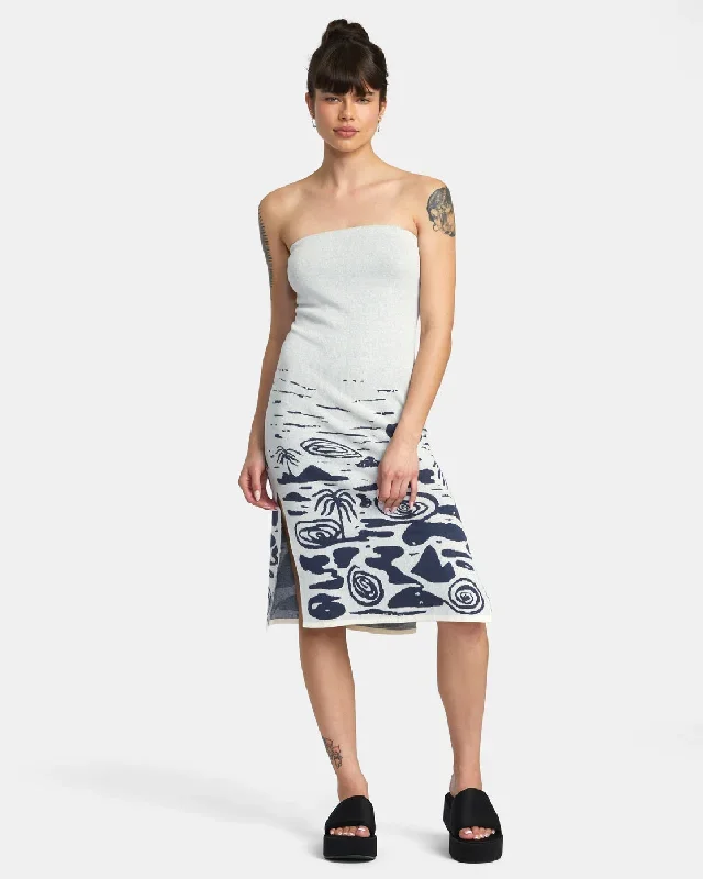 Landscape Tube Dress - Natural