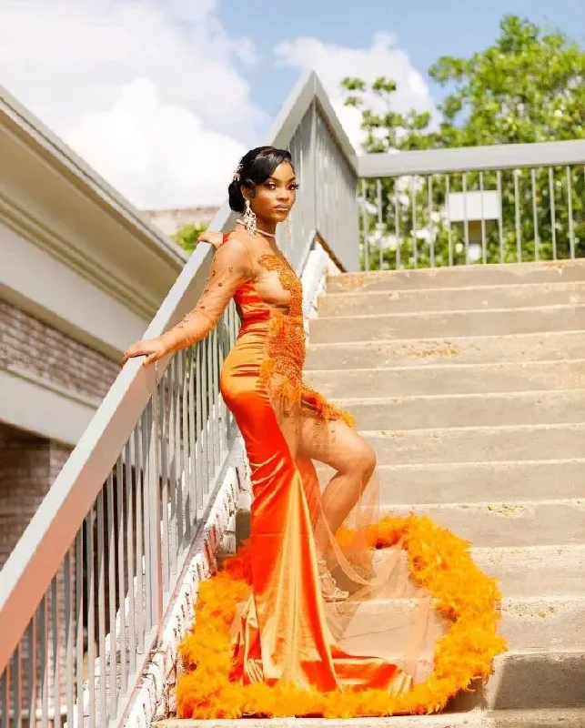 orange-luxury-long-sleeve-african-prom-formal-party-dresses-for-black-girl-sheer-mesh-sparkly-diamond-evening-birthday-gown-gala-1