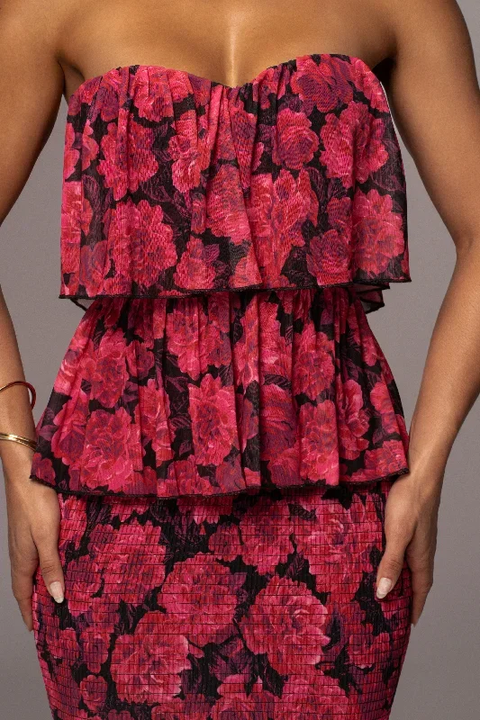 pink-floral-power-mesh-casa-blanca-ruffle-dress