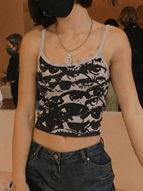 screen-eye-print-crop-cami-top