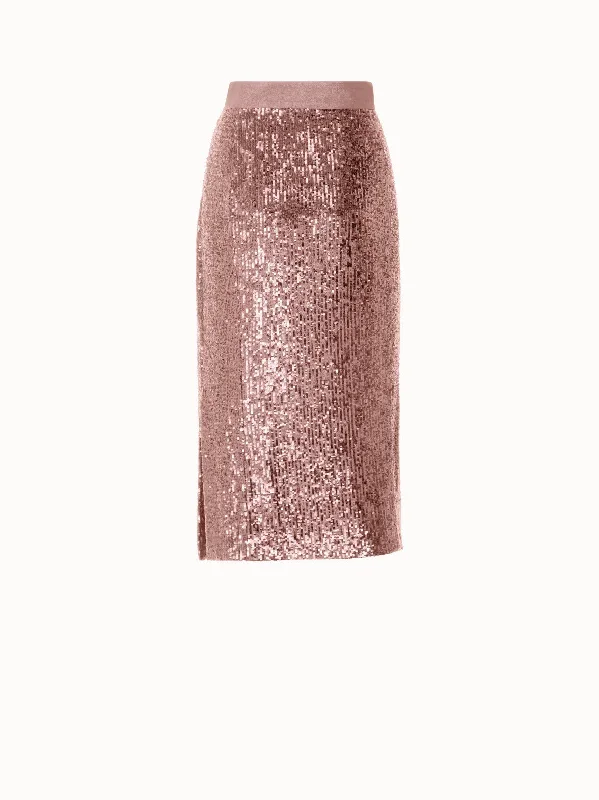 Sequins Pencil Skirt