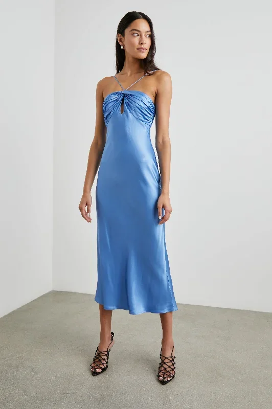 STELLE DRESS - BLUE LAKE