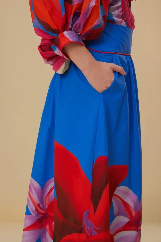 watercolor-floral-blue-midi-skirt