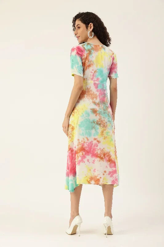 white-yellow-dyed-rayon-a-line-midi-dress