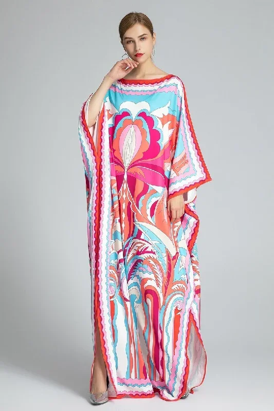 womens-runway-dresses-slash-neckline-long-batwing-sleeves-printed-loose-design-knitted-elegant-causal-long-dresses-robes